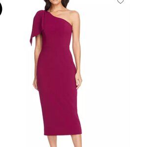 Dress the Population "Tiffany" One Shoulder Dress- Size M